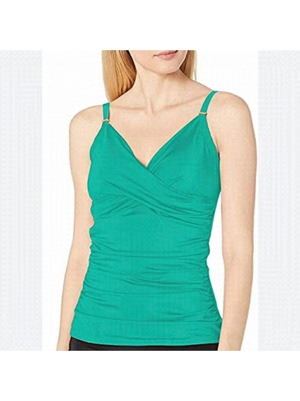 Nwt Calvin Klein Azure Twist Tankini SwimSuit - Medium